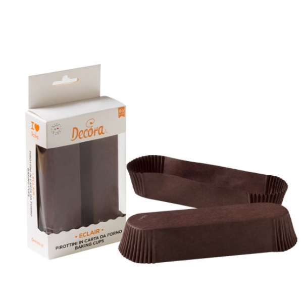 Eclair Baking Cups - Brown